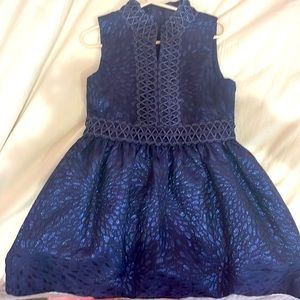 Lilly Pulitzer new without tags navy blue dress size 6 girls